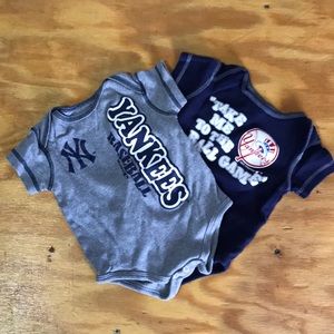 New York Yankees 6/9 Month Onesies